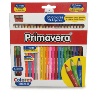 COLORES PRIMAVERA 30 COLORES 24 LAPICES