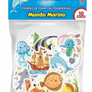 FIGURAS FOAMY ADH MUNDO MARINO 12PZAS
