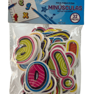 FIGURAS FOAMY ADH LETRAS MINUSCULA C/32 PZA SYSABE