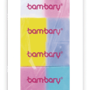 Borradores Bicolor Pastel 44 X 22 X 11 Mm 8 Und