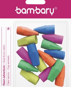 Borradores Para Lapices De 15 Und Multicolor