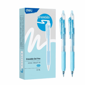BOLÍGRAFO DE GEL BORRABLE RETRÁCTIL 0,5 MM, AZUL DELI *UMV-1 CAJA DE 12U*