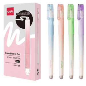 BOLIGRAFO DE GEL BORRABLE PUNTA 0,5 MM DELI *UMV-1 CAJA DE 12UND*