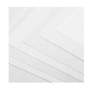 CARTULINA HILO BLANCA CARTA PAQ100UND