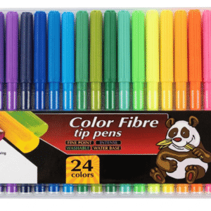 MARCADORES PUNTA FINA 24UNIDADES (COLOR FIBRE)