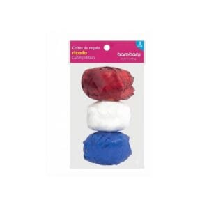 CINTA DE REGALO RIZADA 5MM X10M 3UND
