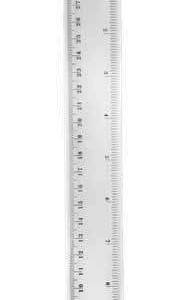 REGLA RIGIDA TRANSPARENTE 30CM 1UND
