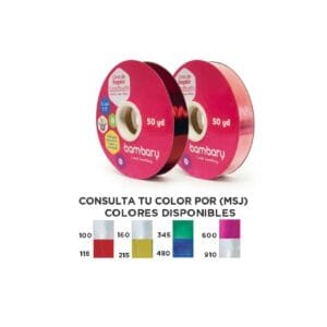 CINTA DE REGALO METALIZADAS 15MM
